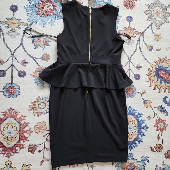 Women’s Calvin Klein black cocktail dress size 12 sleeveless knee length NWT - Picture 2 of 5